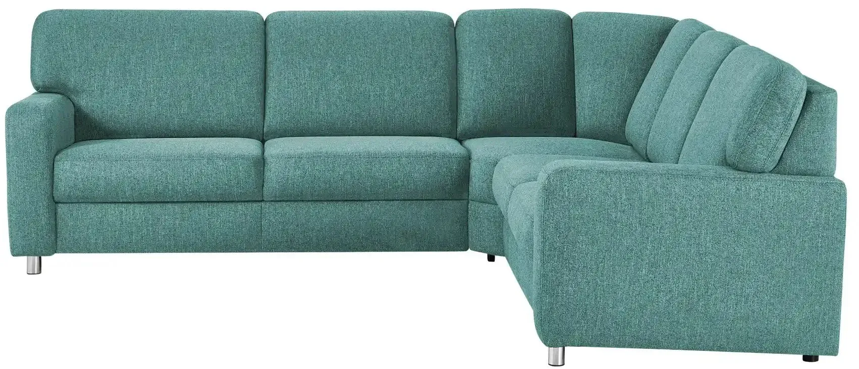 smart Ecksofa  Valencia ¦ türkis/petrol ¦ Maße (cm): B: 266 H: 90 T: 236.0