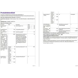 Bauknecht BI WMBG 71483E DE N Waschmaschine (7 kg, 1351 U/min)