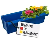Buri Europaletten Blumenkasten Blau Pflanzkasten zum An- & Einhängen Blumentopf