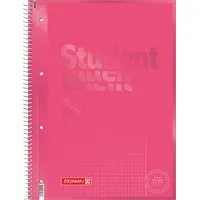 Brunnen Collegeblock Premium Student Colour Code | A4, Lineatur 26, 80 Blatt, tulip