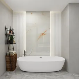 neu.haus Duschrückwandset Bladel Duschrückwand Jade Marble
