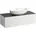 ILBAGNOALESSI Schubladenelement Steinplatte Marrone Naturale Ausschnitt Mitte 120x50x37cm 1 Schublade H4323110972601 Farbe Weiß matt