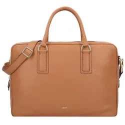 abro Adria Aktentasche Leder 40 cm  braun