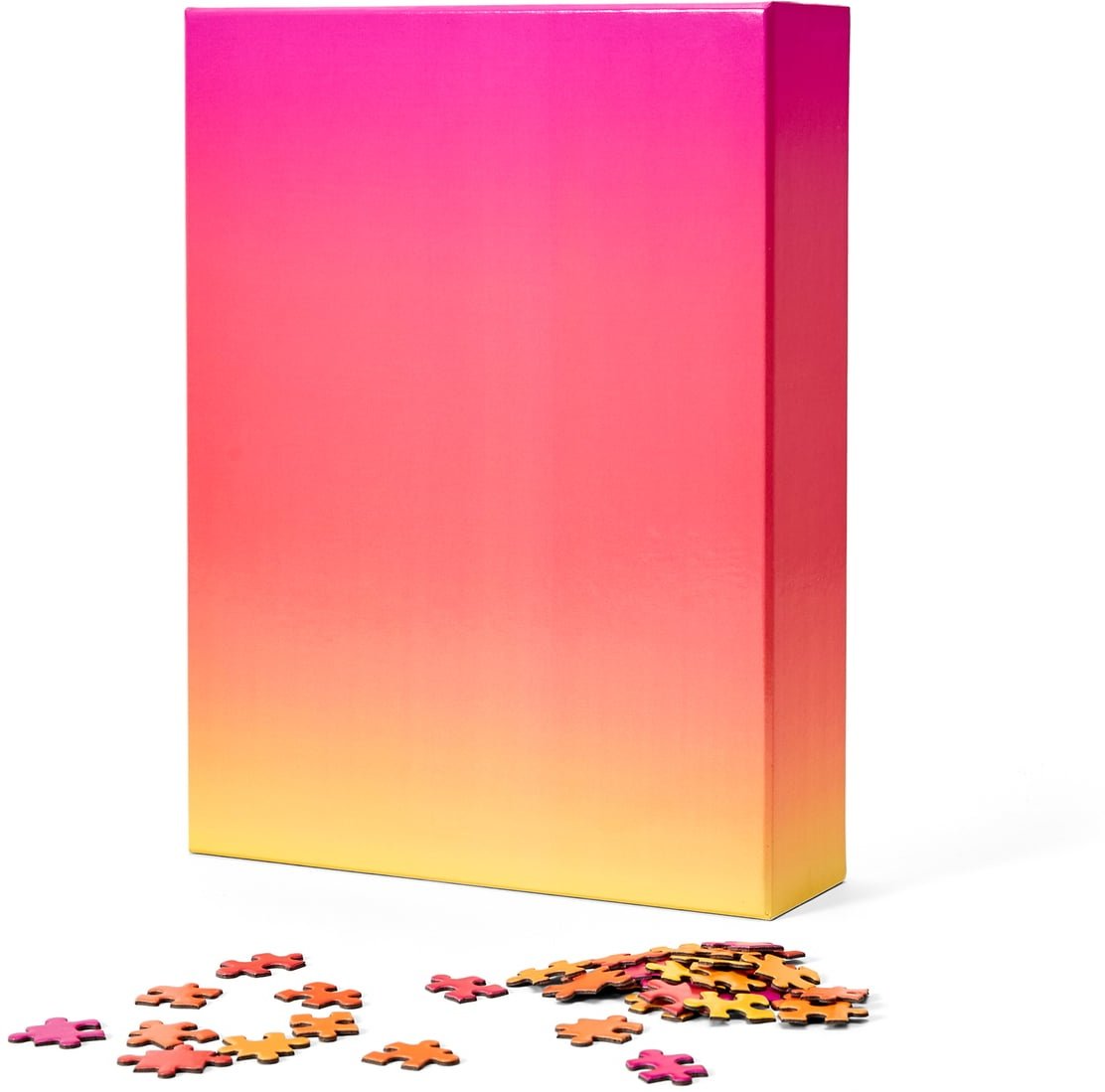 Areaware - Farbverlauf Puzzle, pink / orange / gelb (1000-tlg.)