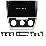 GABITECH 10" Android 13 Autoradio mit GPS Navi für Skoda Octavia 2007-2014 Autoradio (FM, AM, RDS) schwarz