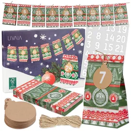 LIVAIA Adventskalender Selber Befüllen 2025