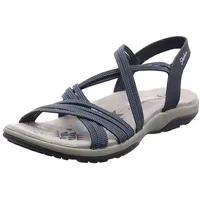 SKECHERS Reggae SLIM TURN IT Up mit elastischen Riemchen
