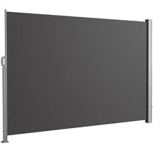 Floordirekt Seitenmarkise 200 x 400 cm grau Polyester