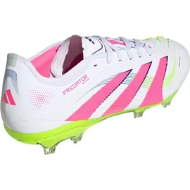 adidas Predator Pro FG Herren Cloud White/Lucid Pink/Lucid Lemon 43 1/3