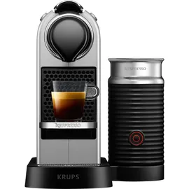 Krups Nespresso Citiz & Milk XN 761B silber + Aeroccino