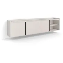 SKRAUT HOME Lowboard 207x50x35 cm Beige Holzwerkstoff