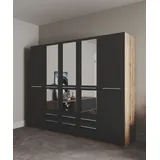 priess Barcelona 230 x 193 x 54 cm schwarz