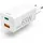 Hama Schnellladegerät, GaN, 1x USB-C, 1x USB-A, Mini-Ladegerät, PD, 65 W, weiß (00201643)