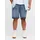 Jack & Jones PlusSize Shorts "JJITONY JJORIGINAL SHORTS AKM 111 PLS", Herren, Gr. 44 (5XL), N-Gr, blau denim, Web, Obermaterial: 100% Baumwolle, JACK & JONES PLUSSIZE, Abriebeffekte, relaxed fit knielang, Hosen Shorts