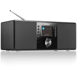 Karcher DAB 5000+ Digitalradio (DAB+ / UKW-RDS, Bluetooth, Wecker mit Dual-Alarm) schwarz