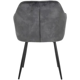 MID.YOU Polsterstuhl 2er-Set , grau , Maße cm B: 62 H: 81