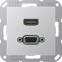 Jung Multimedia-Anschluss alu MA A 1173 AL
