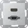Jung Multimedia-Anschluss alu MA A 1173 AL