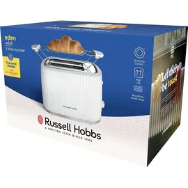 Russell Hobbs Toaster Eden 2s - White