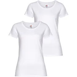 Rundhalsshirt »Lady Fit Premium«, Gr. XL (42), weiß, , 87949827-XL