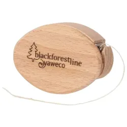 Yaweco Black Forest Line Zahnseidenbox aus Holz von heimischen Hölzern