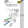 Transparentpapierblock A4 80 g/m2 25 Blatt