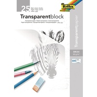 Folia Transparentpapierblock A4 80 g/m2 25 Blatt