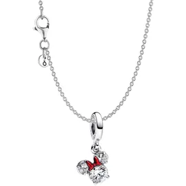 Pandora Kette mit Anhänger Disney Minnie Maus Silhouette Silber