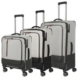Travelite Kofferset 3tlg. Crosslite 5.0 S/M erw./L erw. natur
