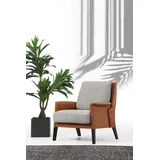 Xlmoebel Ohrensessel Cocktailsessel Stoff Wohnzimmer Orange Modern Grau (1-St., Cocktailsessel Stoff Orange), Made in Europa orange