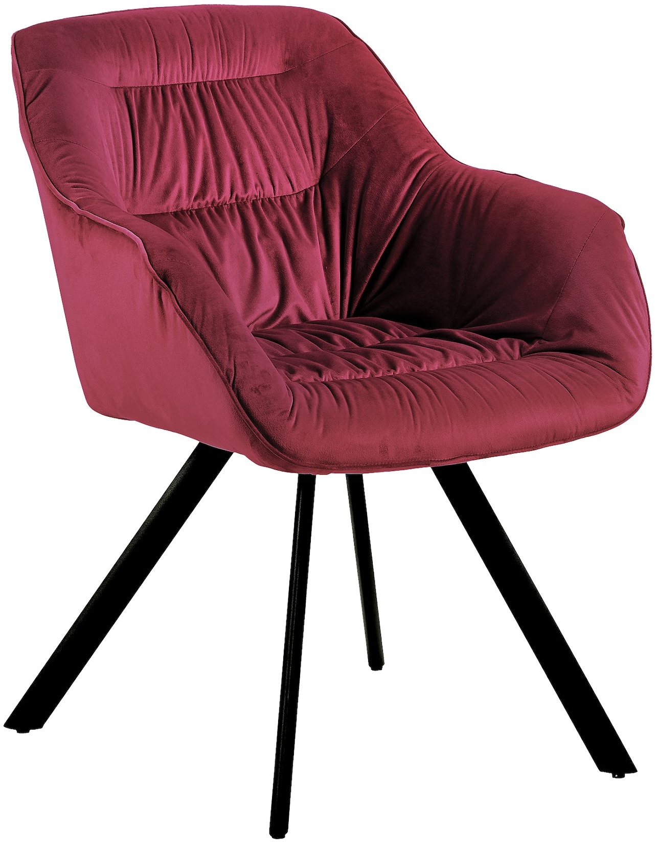 Moderne Esszimmerstühle - schicke Esstischstühle in Velvetoptik gepolsterte Stühle für Wohn- und Esszimmer