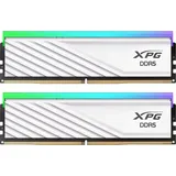 XPG DIMM 32 GB DDR5-6000 (2x 16 GB) Dual-Kit, weiß, AX5U6000C4816G-DTLABRWH, XPG Lancer Blade RGB, DDR5 Speichermodul (2 x 16GB, 6000 MHz, DDR5-RAM), RAM, Weiss