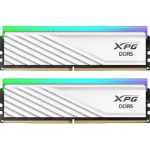 XPG DIMM 32 GB DDR5-6000 (2x 16 GB) Dual-Kit, weiß, AX5U6000C4816G-DTLABRWH, XPG Lancer Blade RGB, DDR5 Speichermodul (2 x 16GB, 6000 MHz, DDR5-RAM), RAM, Weiss