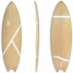 FISH TACO - Fish Surfboard 5'9 beige|WEISS 5'9