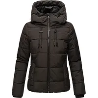 Marikoo Damen Winter Jacke Übergangsjacke gesteppt Steppjacke warm mit Kapuze Shimoaa