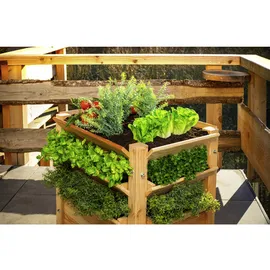 Westmann Hochbeet Premium L 65 x 65 x 73 cm Natur