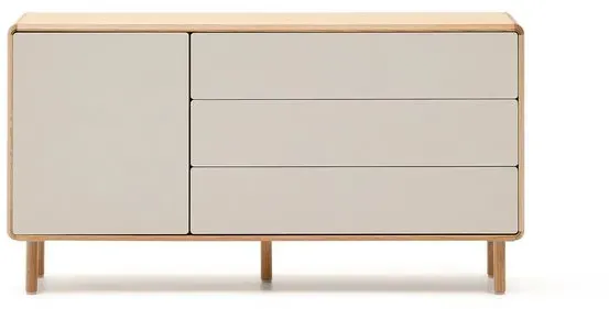 Kave Home Sideboard Anielle Holz Weiß