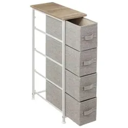 Anum Hellgrau Lagerung Kommode mit 4 Schubladen / home furniture