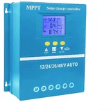 RANRAO 60A/80A/100A 12V-48V MPPT Solar Laderegler PV Ladegerät Controller LCD Display Batterie Intelligenter Regler (100A), 4GV8833S4LAU241FUY48KLT805J8