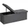 Songmics Sitzbank Truhenbank Schiefergrau 38 x 110 x 38 cm