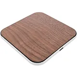 InLine InLine® Qi woodcharge, wireless fast charger, 5/7,5/10W/15W, USB-C, ohne Logo