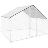 IDMarket Wasserfeste Plane 3,4 x 1,90 m Weiß