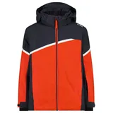 CMP KID Ski Jacket Snaps Hood tango (C783) 110