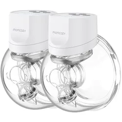 Momcozy S12 Pro Milch Pumpe Doppelt weiß