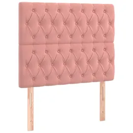 vidaXL Boxspringbett 100 x 200 cm Rosa