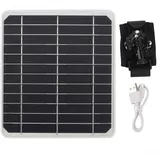 HpLive 20 W wasserdichtes Solarpanel-Kit, tragbares Solarladegerät mit 2 USB-Anschlüssen für Outdoor-Wandercamping