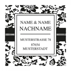 Monogrammstempel - Pflanzengarten - Trodat 4924