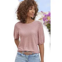 VIVANCE Kurzarmshirt Damen rose, mint Gr.44/46