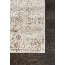mazovia Teppich Beige Modern Vintage - Wohnzimmer, Esszimmer, ® Zertifikat, Braun - 200 x 300 cm