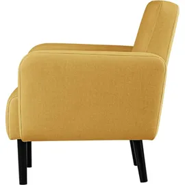 MEET Sessel LISBOA Stoff 176,0 x 81,5 x 83,0 cm Schwarz/Rot